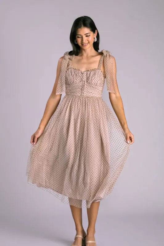 Georgina Tulle Midi Dress sold by Morning Lavender