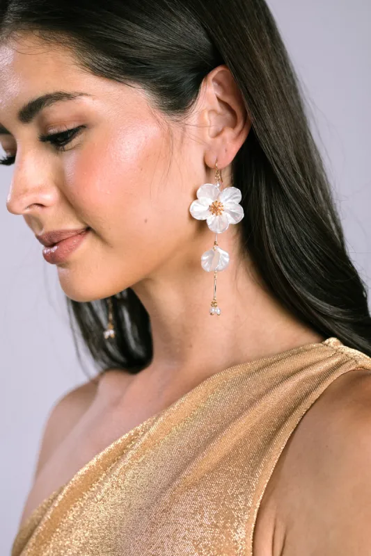 Celine Flower Drop Earrings sold by Morning Lavender