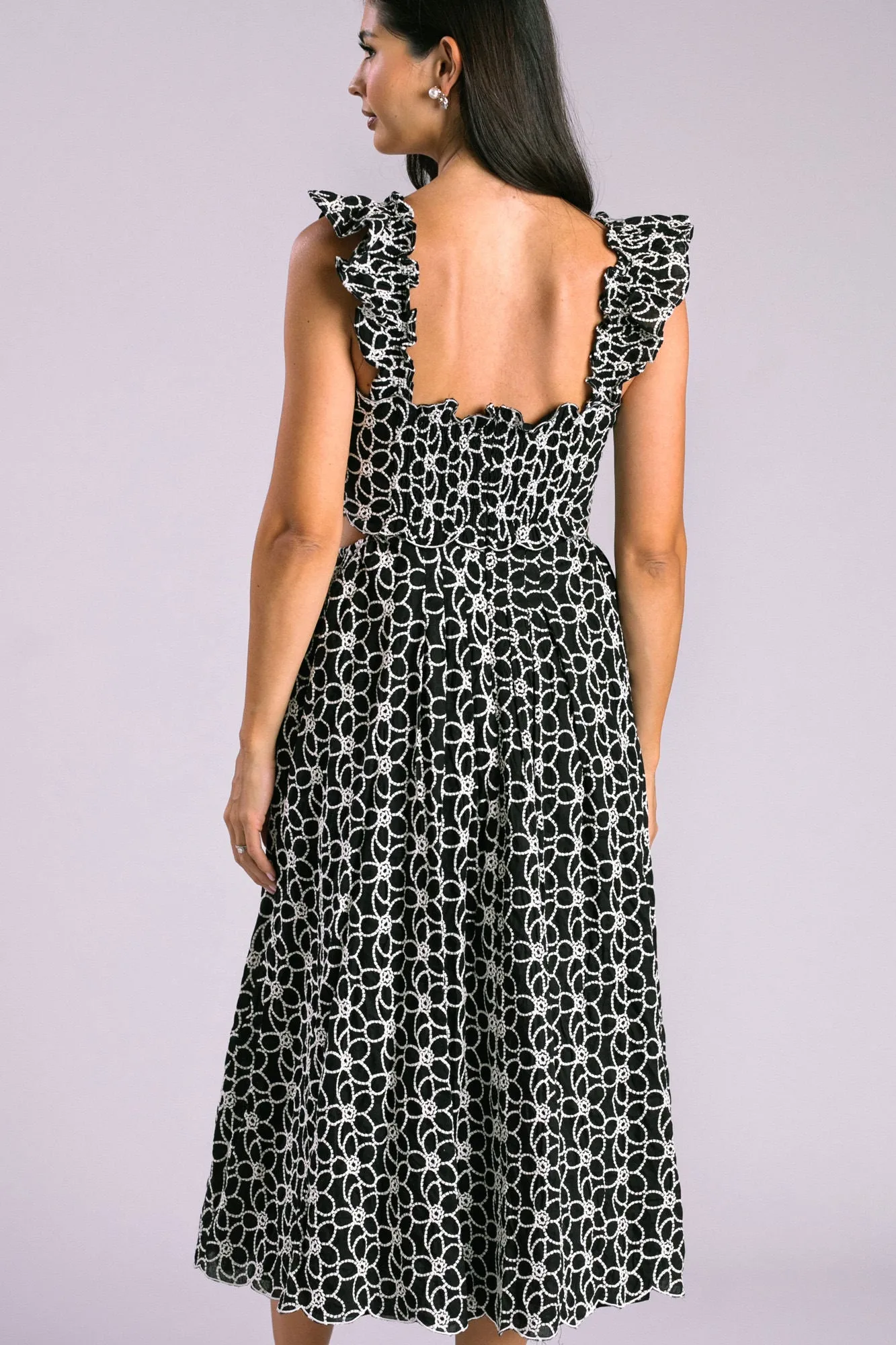 Carissa Cutout Midi Dress sold by Morning Lavender product image thumbnail 4
