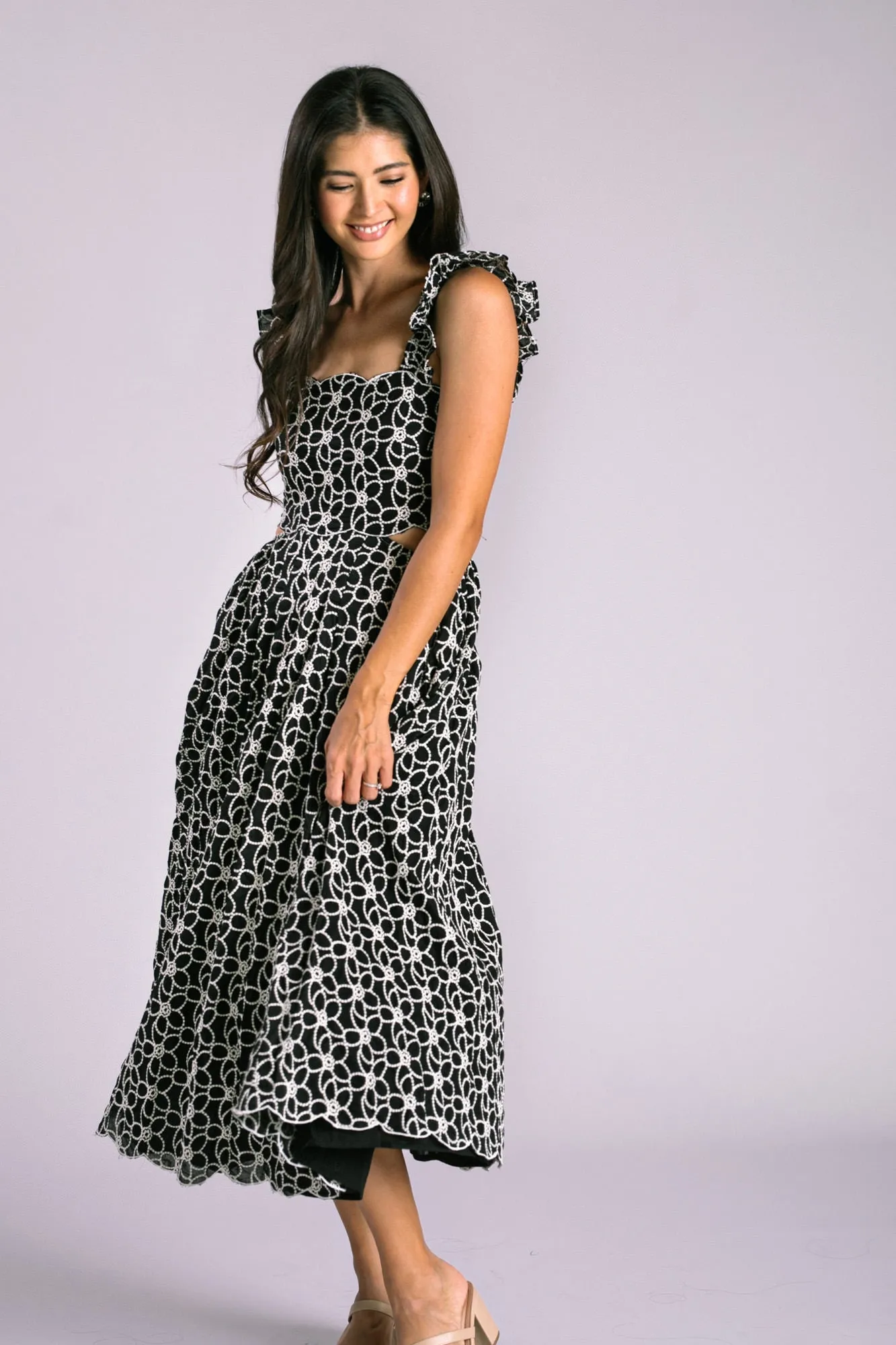 Carissa Cutout Midi Dress sold by Morning Lavender product image thumbnail 2