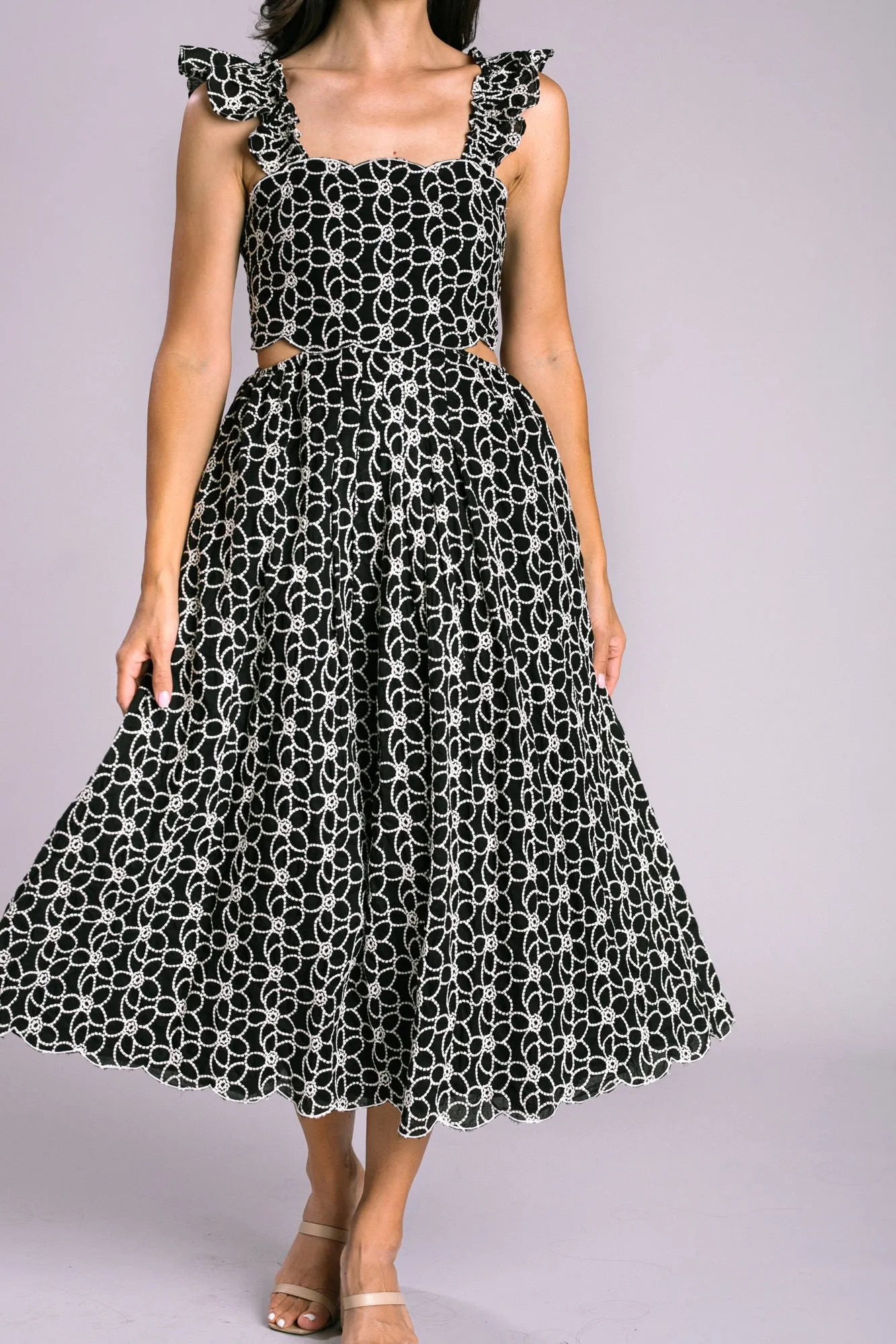 Carissa Cutout Midi Dress sold by Morning Lavender product image thumbnail 5