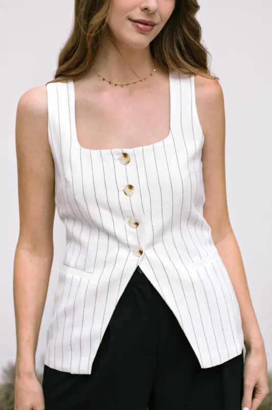 Shelly Striped Vest Top sold by Morning Lavender