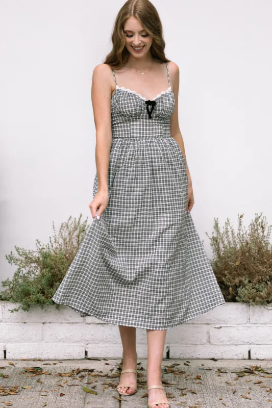 Gia Plaid Sweetheart Dress sold by Morning Lavender