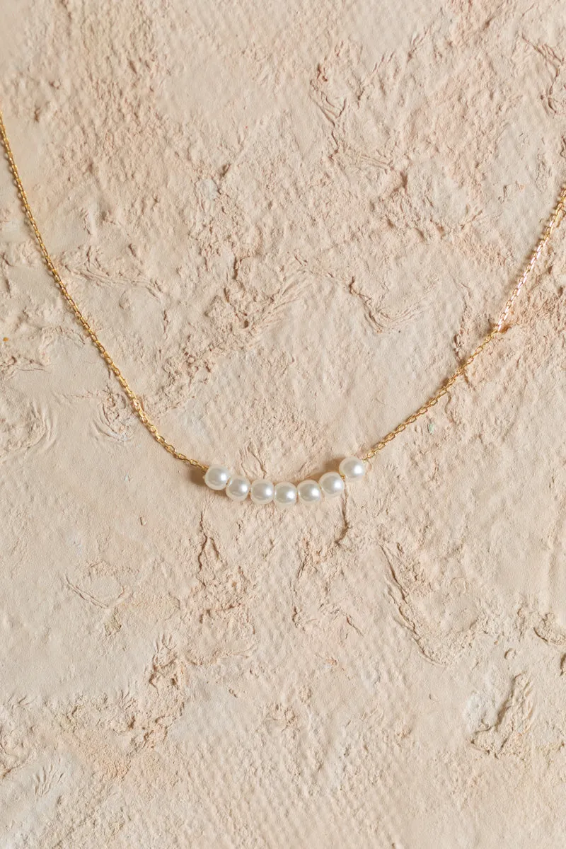 Mindy Dainty Pearl Necklace sold by Morning Lavender product image thumbnail 2