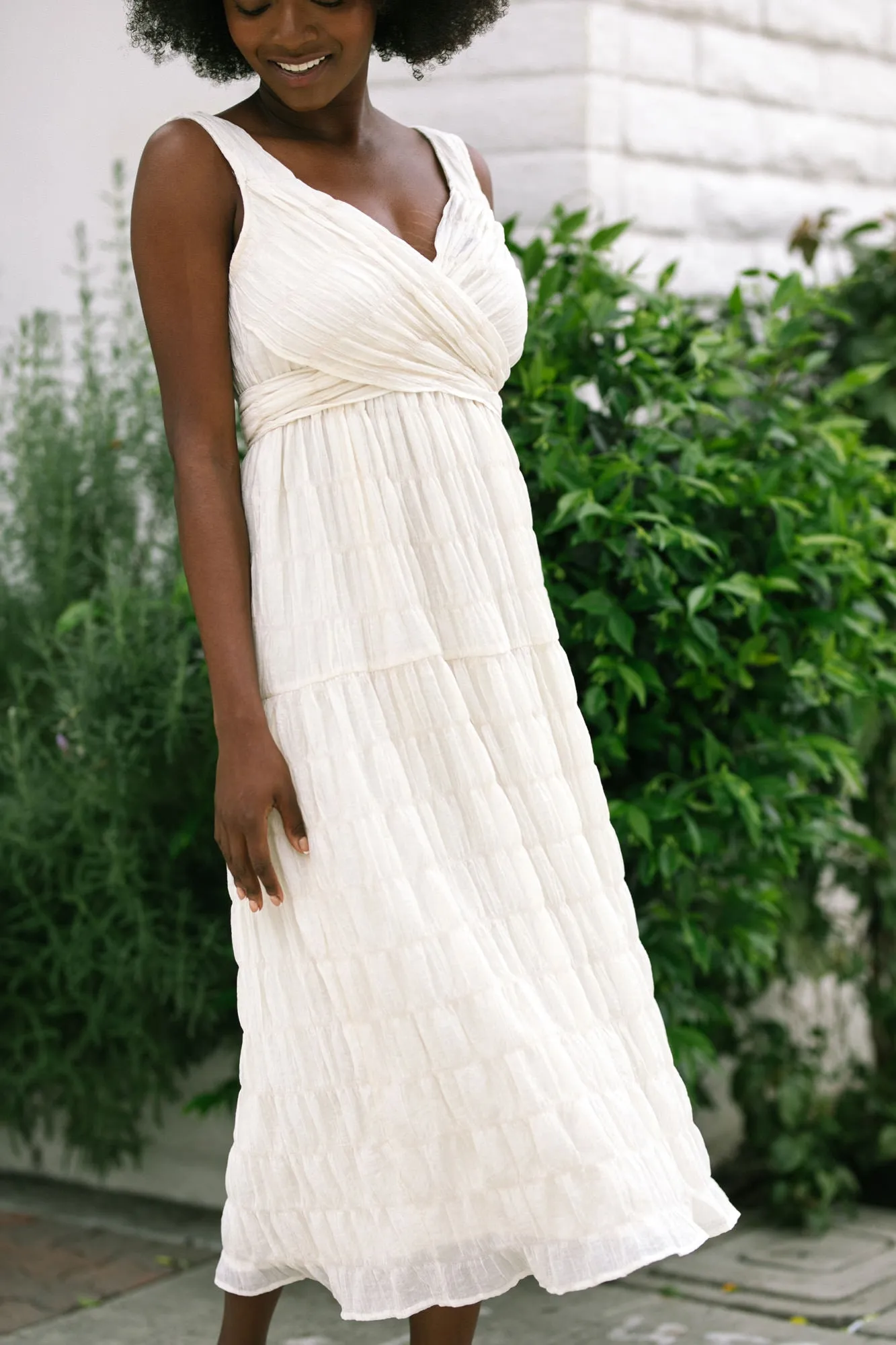 Andrea Textured Midi Dress sold by Morning Lavender product image thumbnail 3