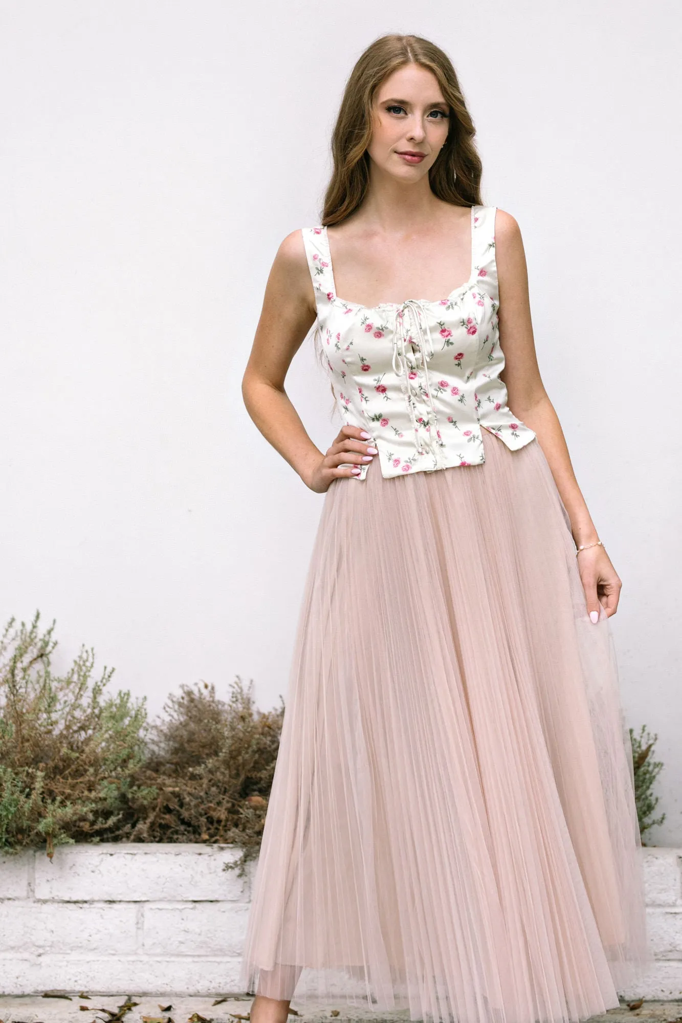 Liana Satin Floral Tank sold by Morning Lavender product image thumbnail 2