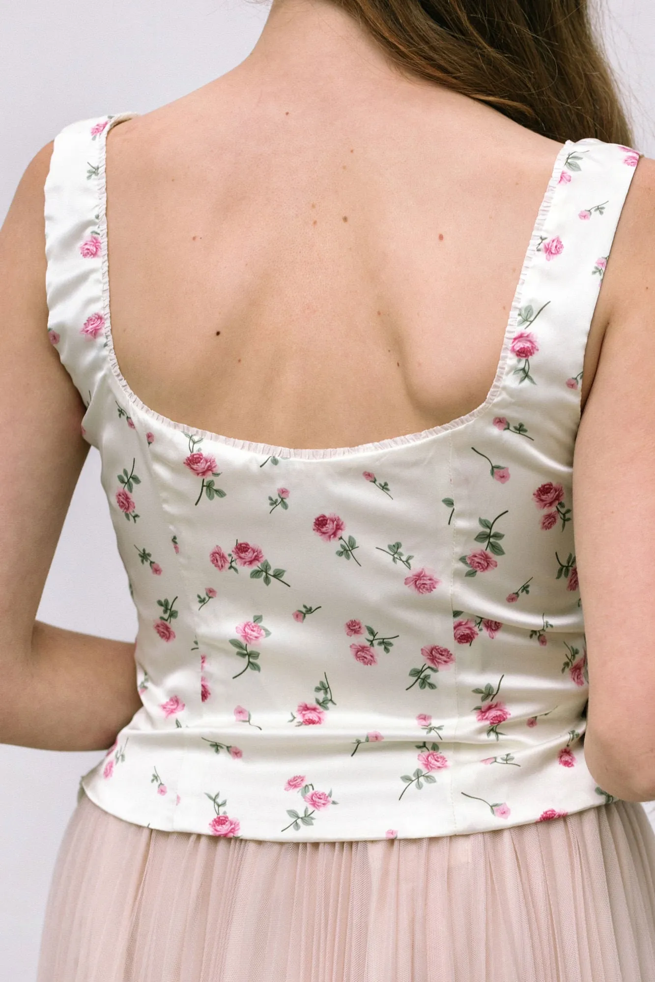 Liana Satin Floral Tank sold by Morning Lavender product image thumbnail 5