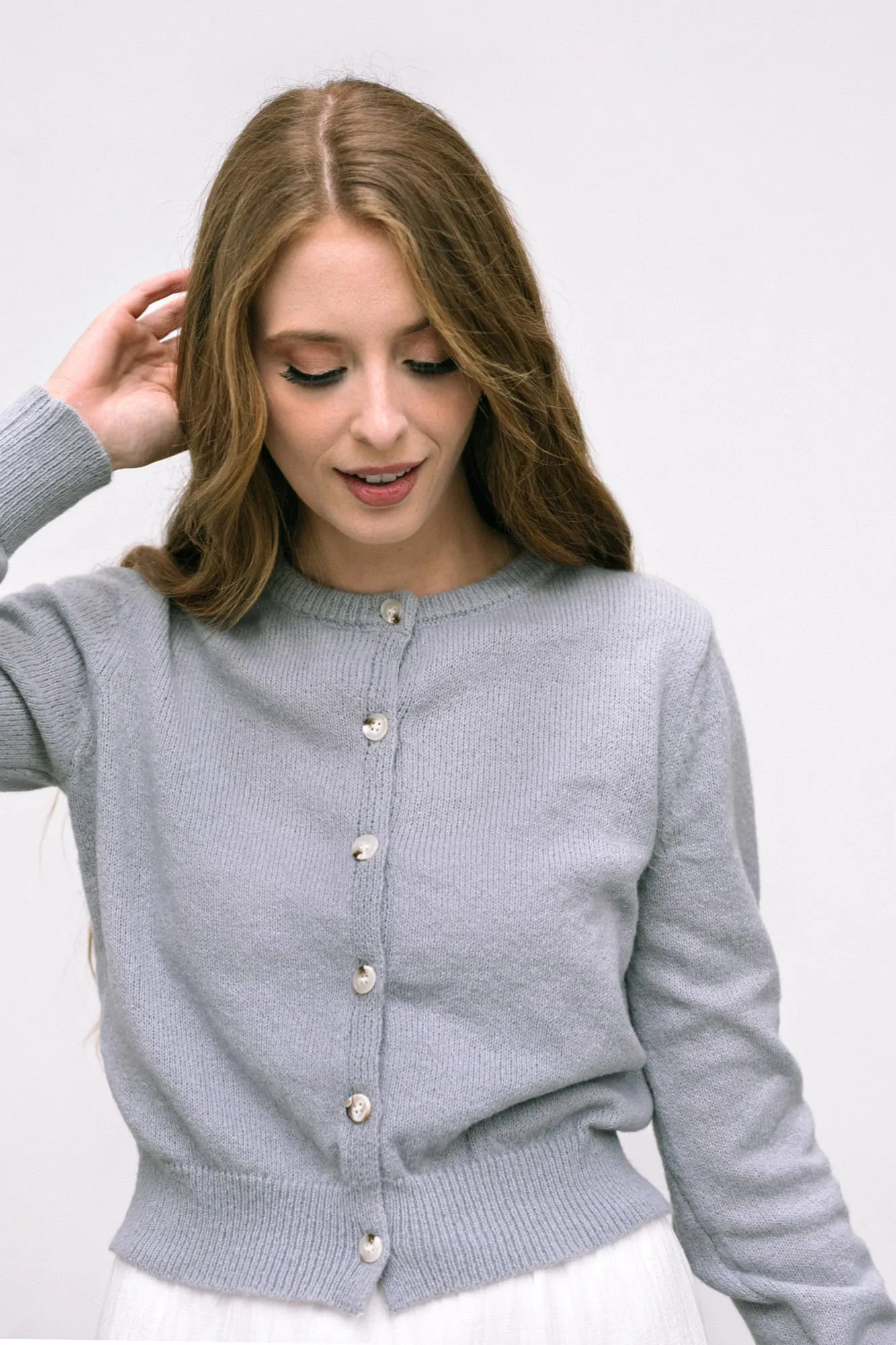 Belinda Buttoned Knit Cardigan sold by Morning Lavender product image thumbnail 3