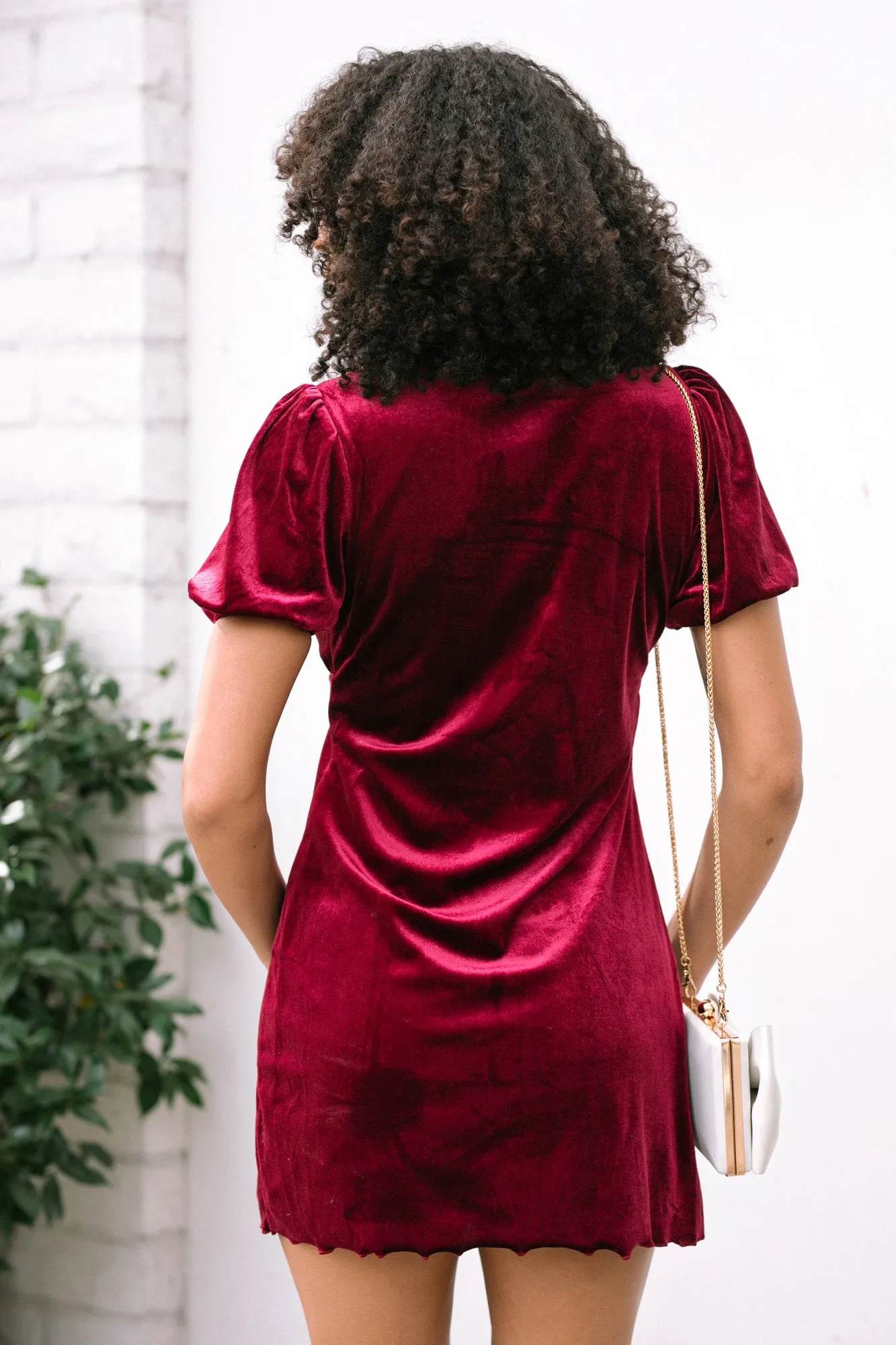 Scarlett Velvet Mini Dress sold by Morning Lavender product image thumbnail 4
