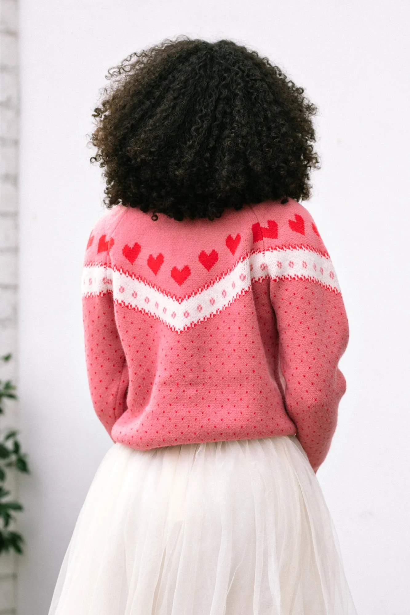 Elvira Heart Knit Sweater sold by Morning Lavender product image thumbnail 4