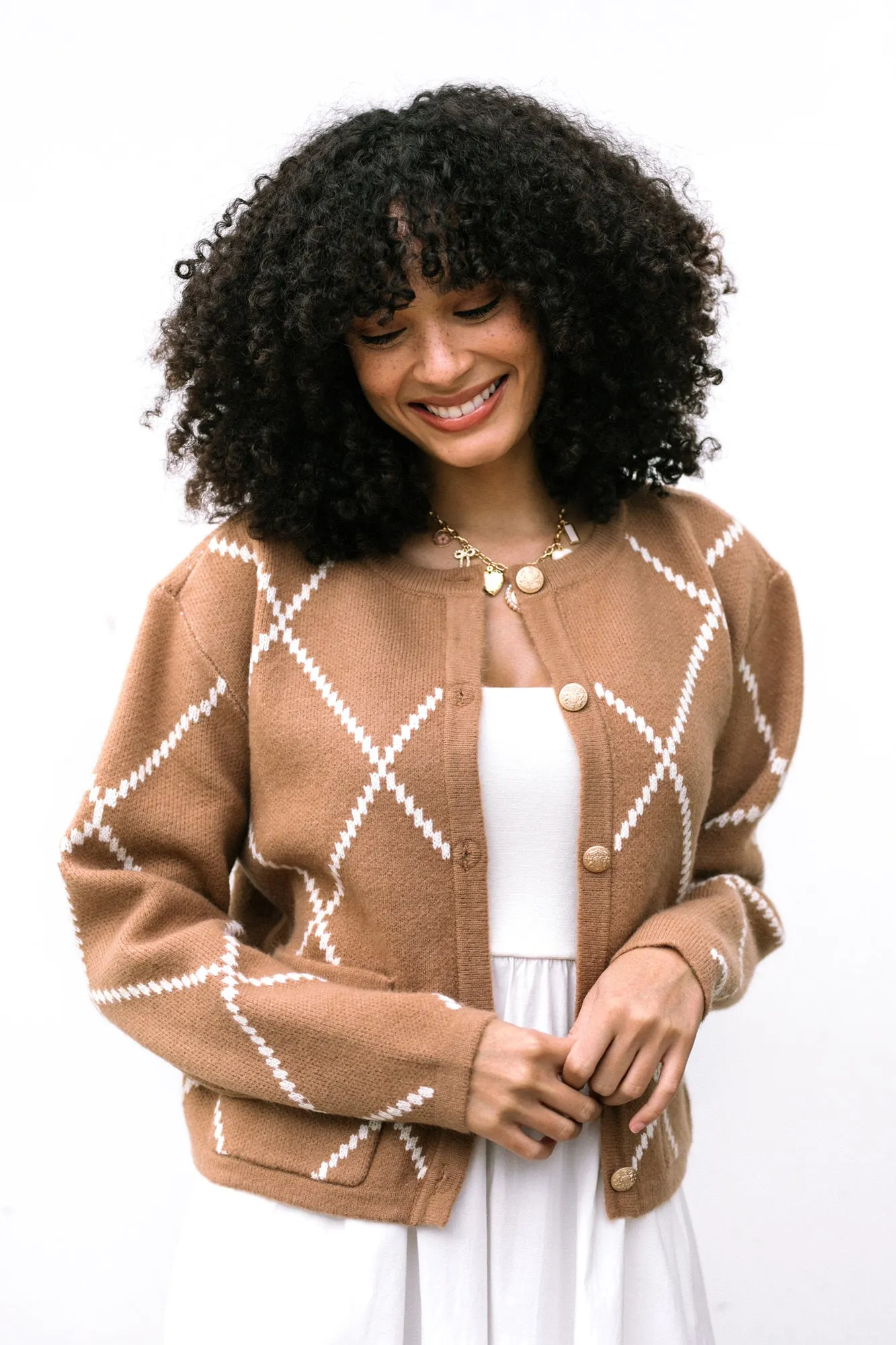 Daria Buttoned Knit Cardigan sold by Morning Lavender product image thumbnail 3