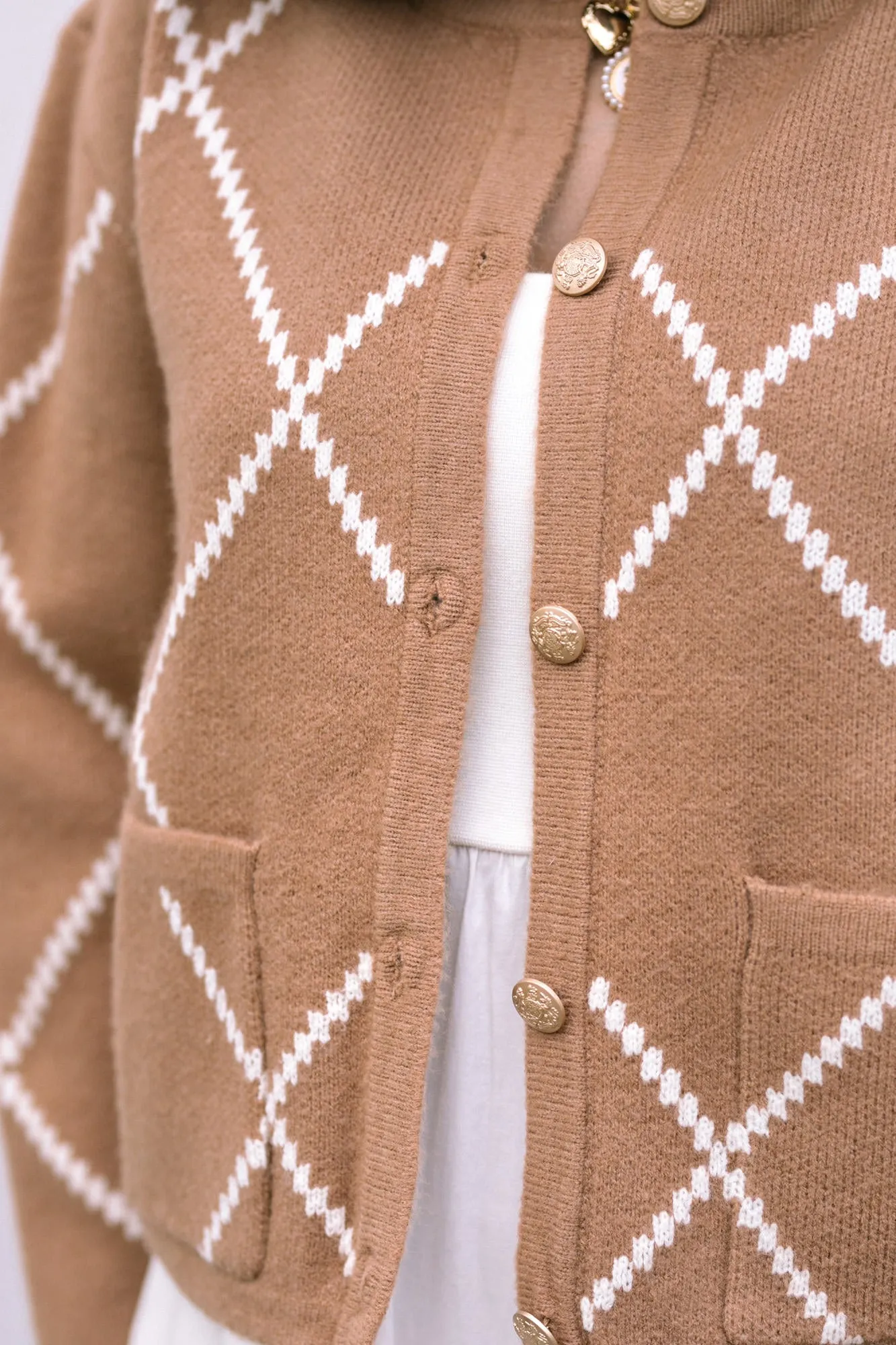 Daria Buttoned Knit Cardigan sold by Morning Lavender product image thumbnail 4