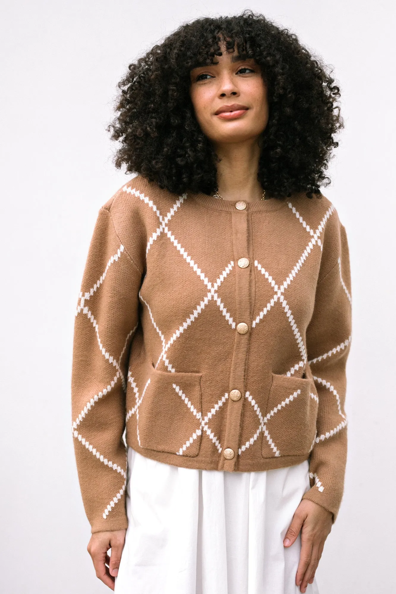 Daria Buttoned Knit Cardigan sold by Morning Lavender product image thumbnail 2