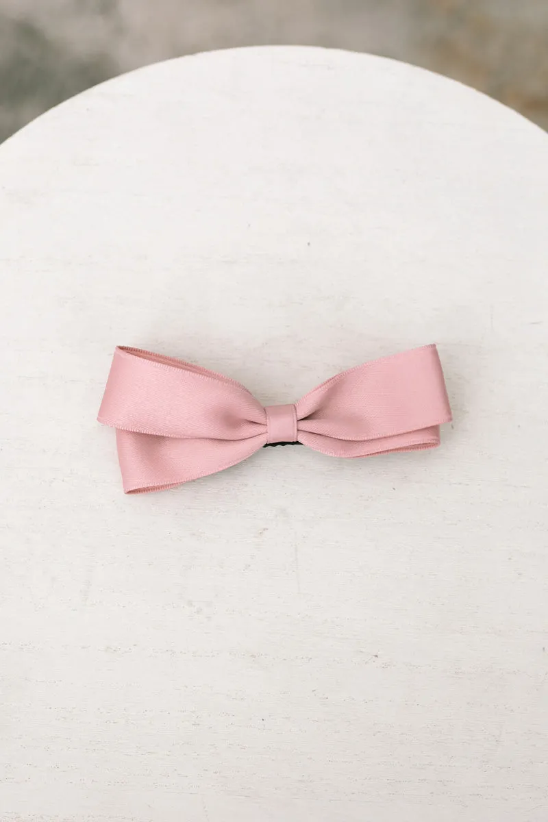 Christy Pink Bow Clip sold by Morning Lavender