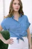Miley Tie Front Shirt sold by Morning Lavender