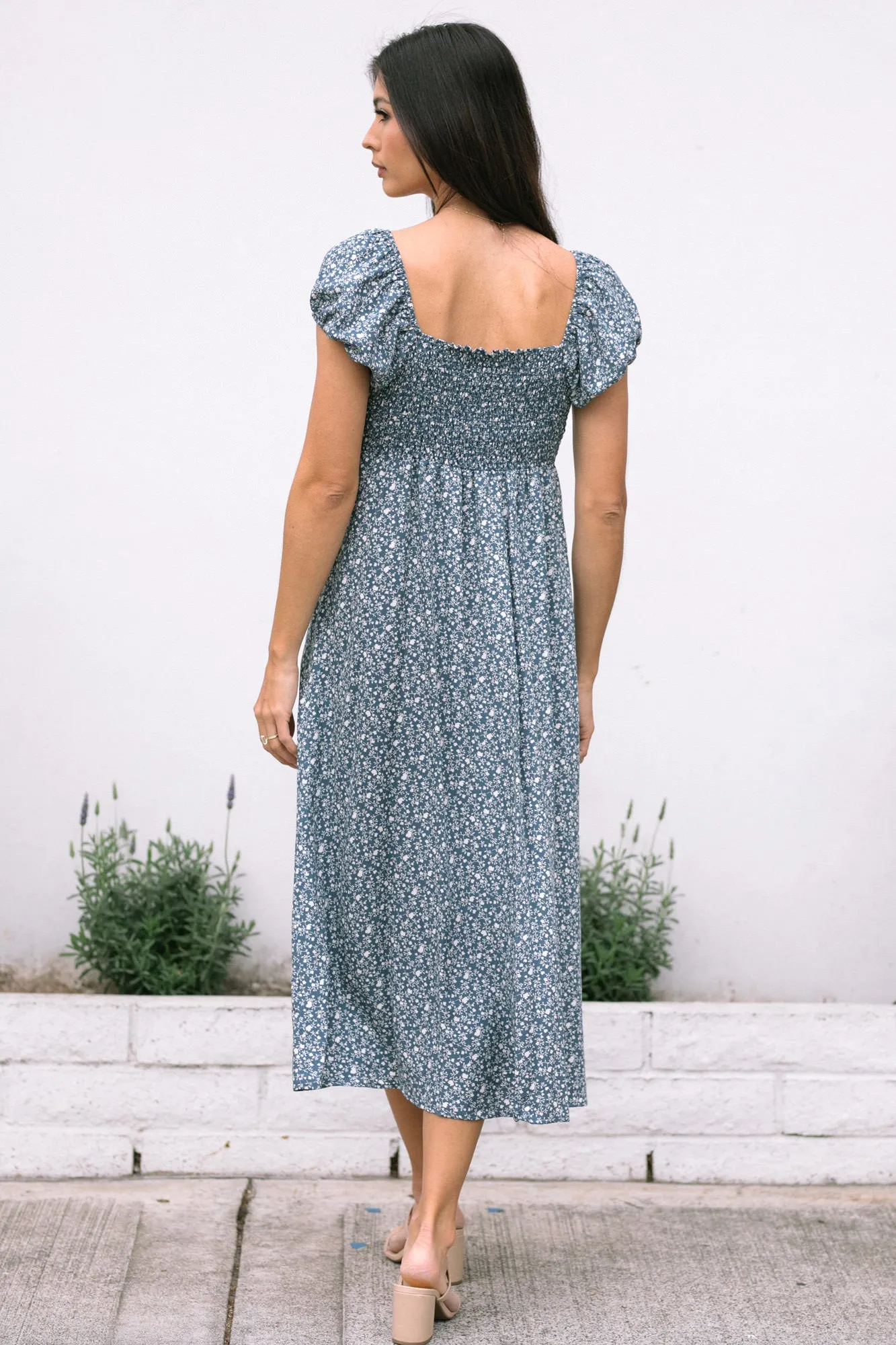 Whitney Floral Buttoned Dress sold by Morning Lavender product image thumbnail 4