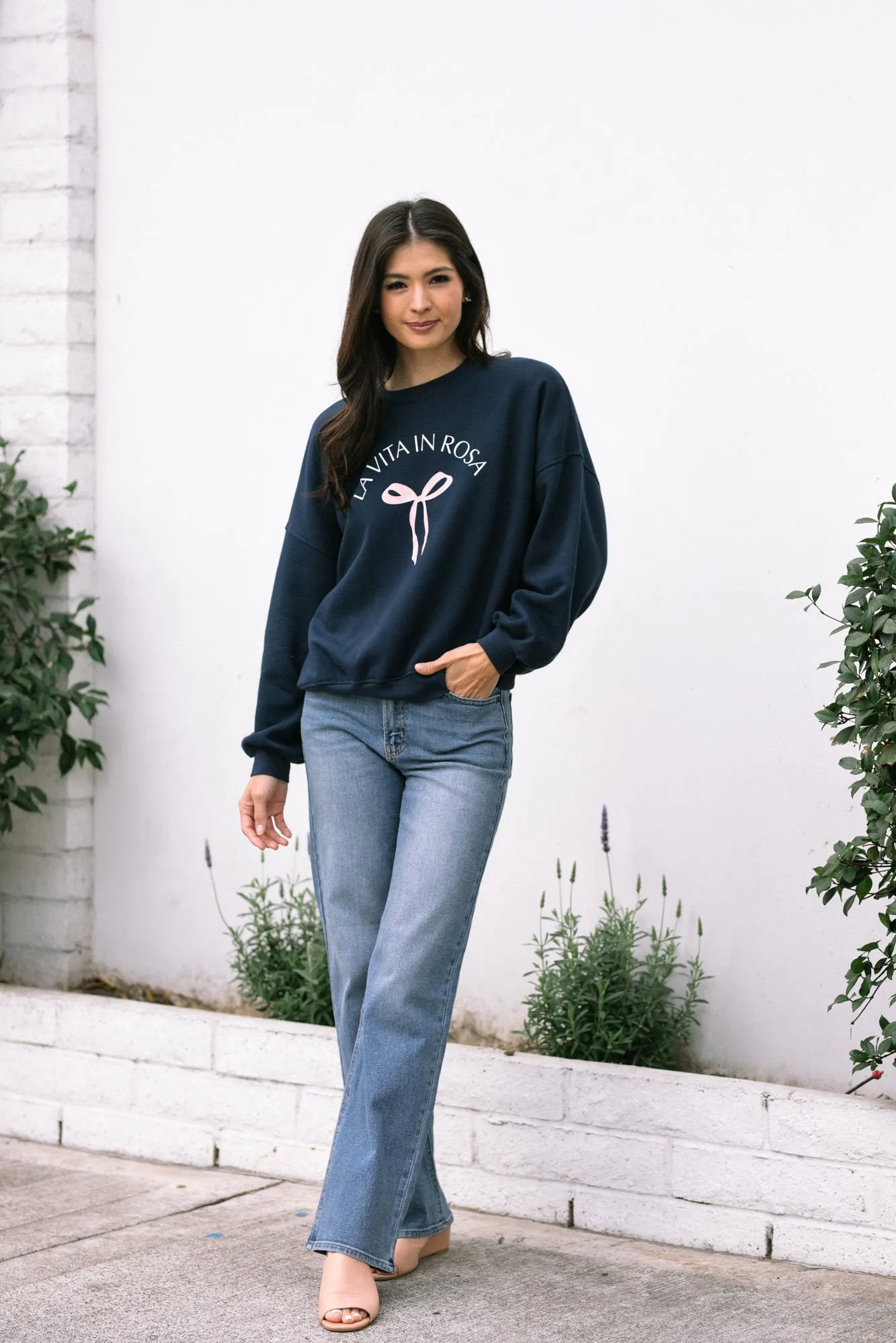 Tania Graphic Crewneck Sweatshirt sold by Morning Lavender product image thumbnail 2