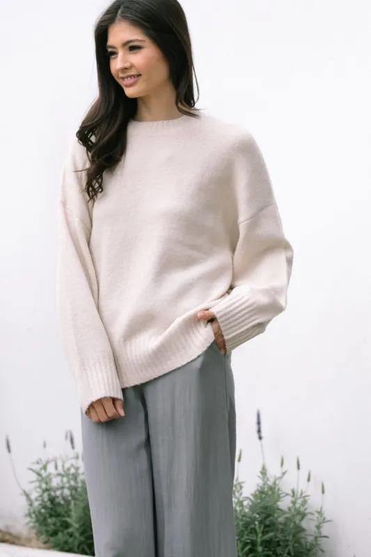 Emerson Crewneck Knit Sweater sold by Morning Lavender