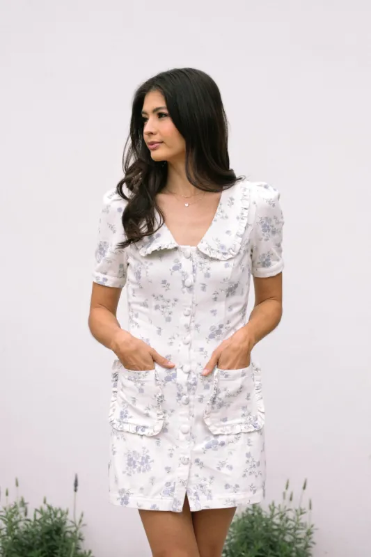 Alina Floral Mini Dress sold by Morning Lavender