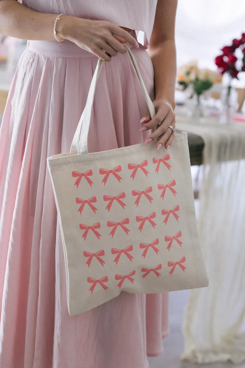 Norah Bow Canvas Tote sold by Morning Lavender product image thumbnail 3