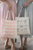 Norah Bow Canvas Tote sold by Morning Lavender