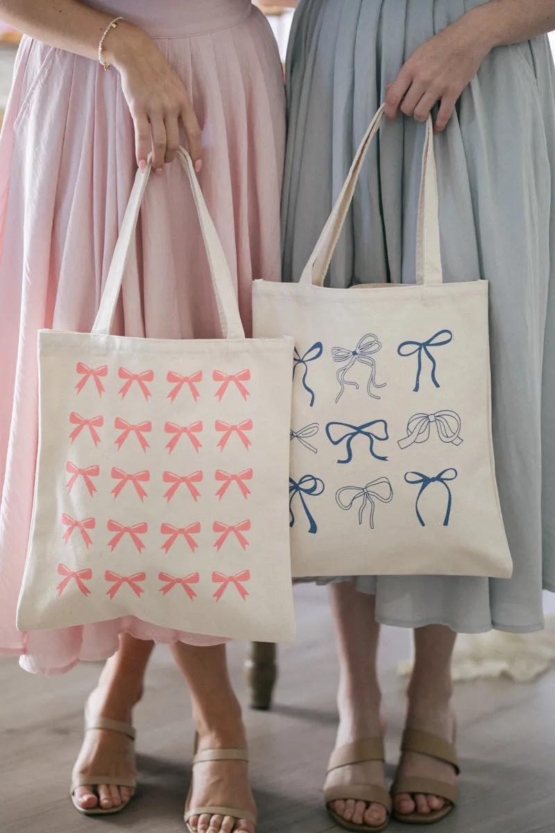 Norah Bow Canvas Tote sold by Morning Lavender product image thumbnail 2