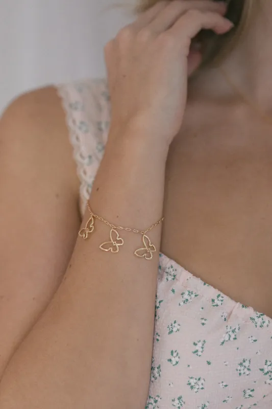 Jade Butterfly Bracelet sold by Morning Lavender