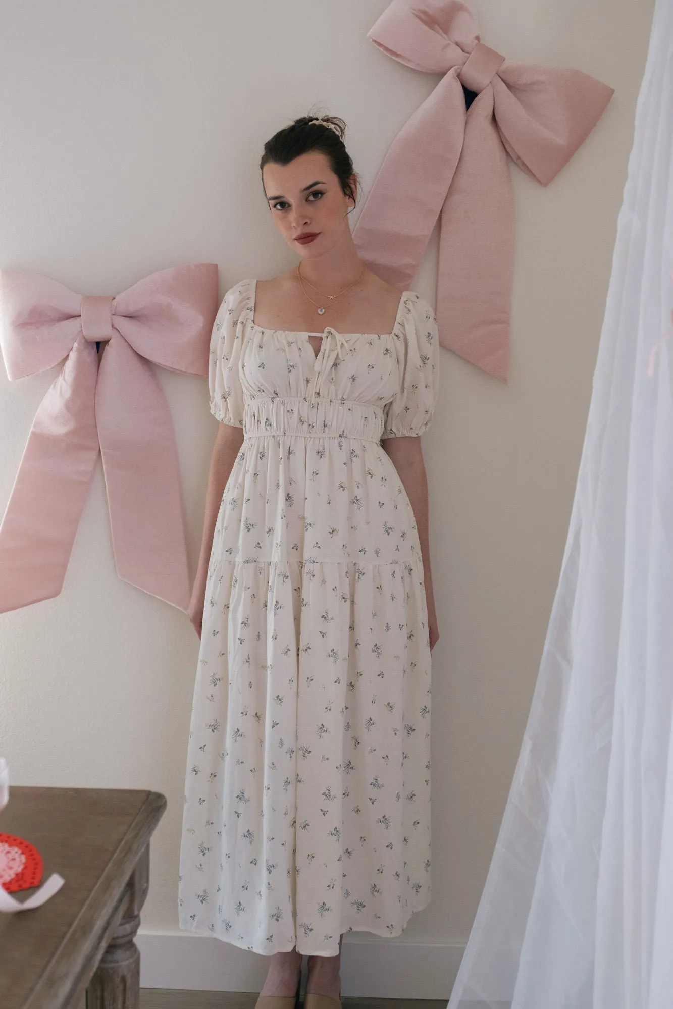 Ines Puff Sleeve Dress sold by Morning Lavender