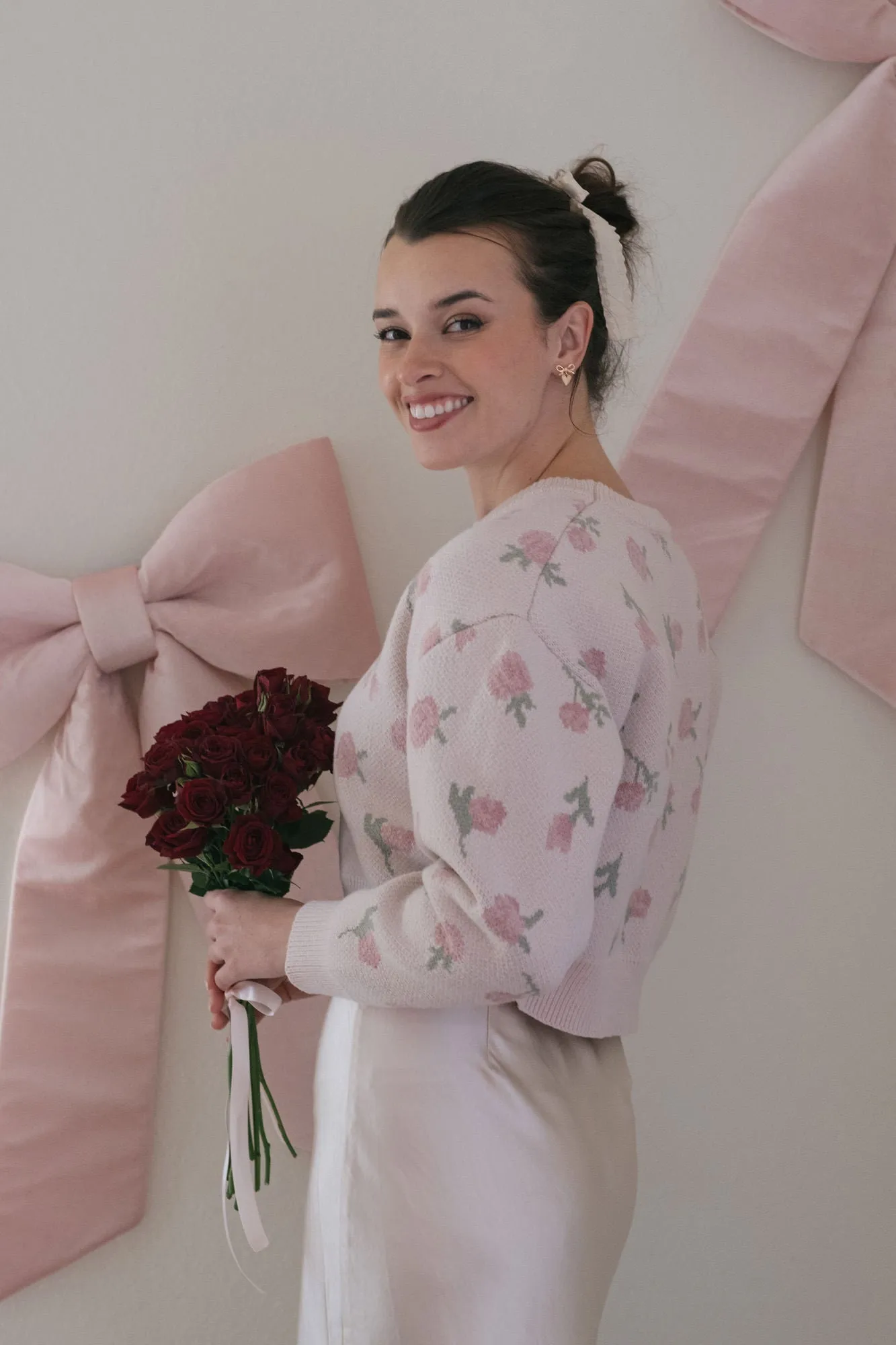 Hayden Floral Cropped Sweater sold by Morning Lavender product image thumbnail 3