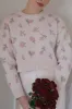 Hayden Floral Cropped Sweater sold by Morning Lavender