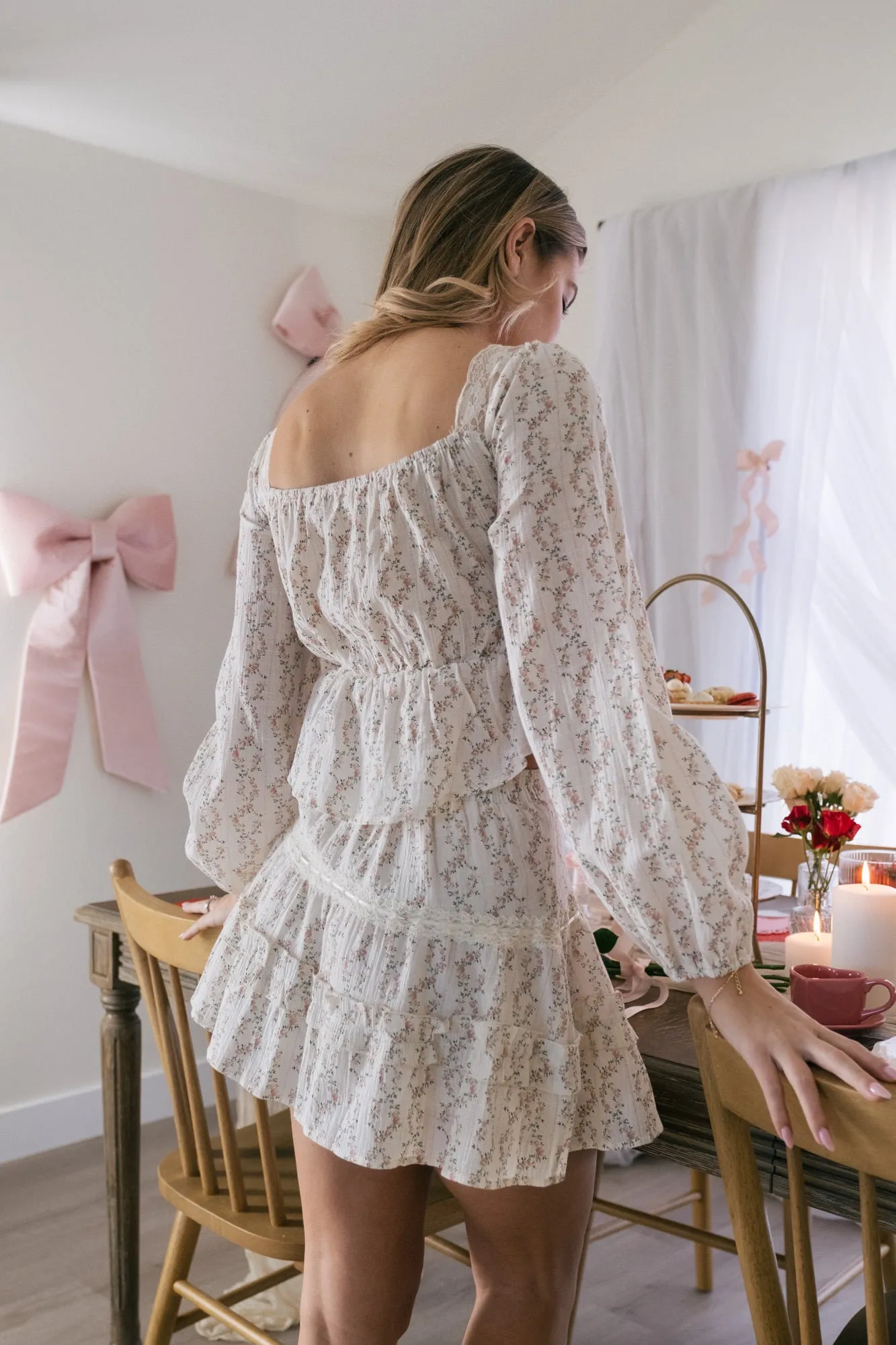 Gemma Floral Mini Skirt sold by Morning Lavender product image thumbnail 4
