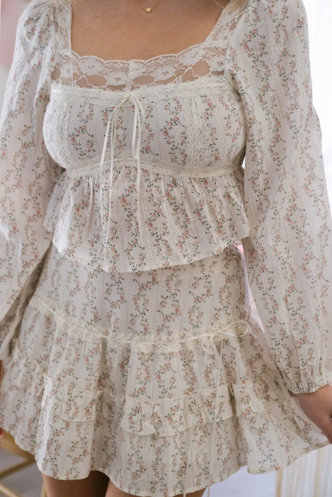 Gemma Floral Lace Top sold by Morning Lavender product image thumbnail 4