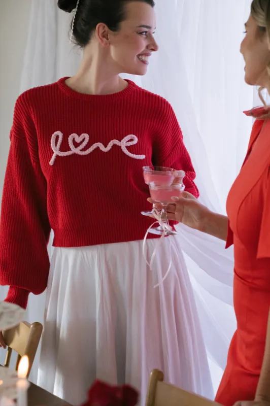 Elena Love Knit Sweater sold by Morning Lavender