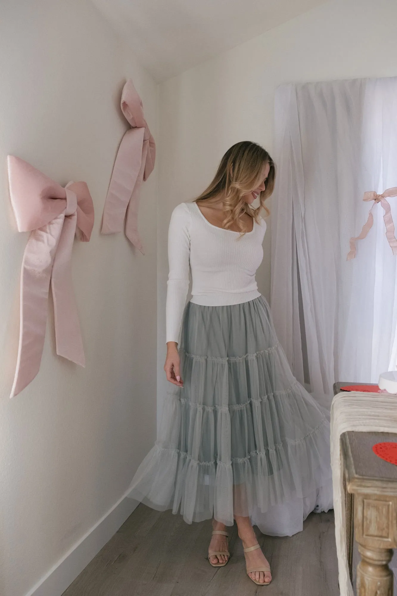 Cynthia Tiered Tulle Skirt sold by Morning Lavender product image thumbnail 5