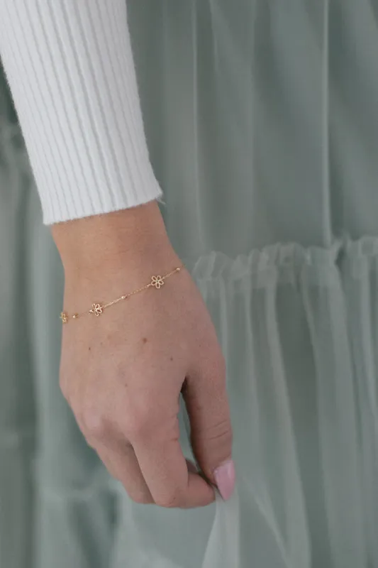 Connie Flower Bracelet sold by Morning Lavender