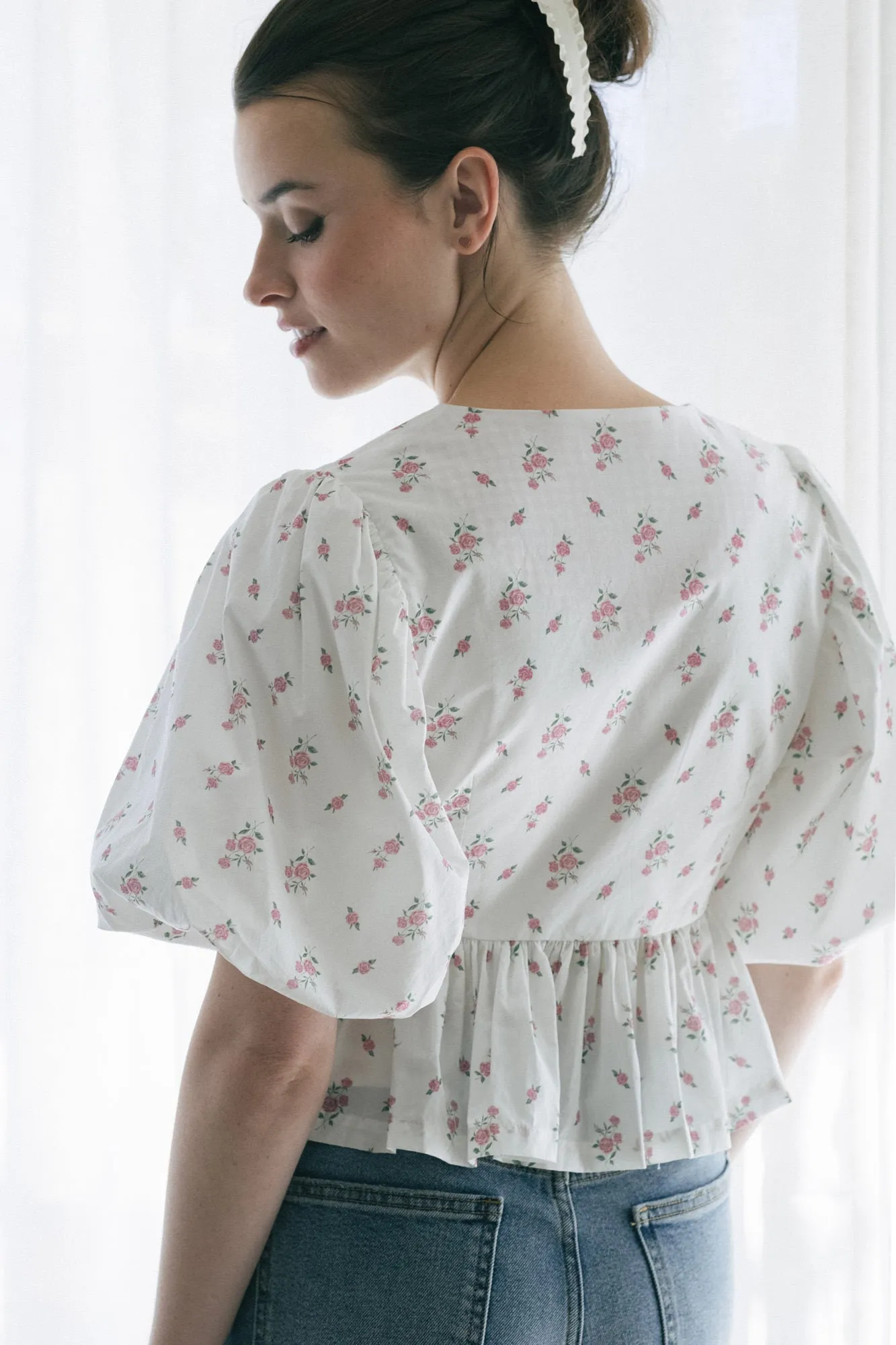 Cassie Puff Sleeve Top sold by Morning Lavender product image thumbnail 4