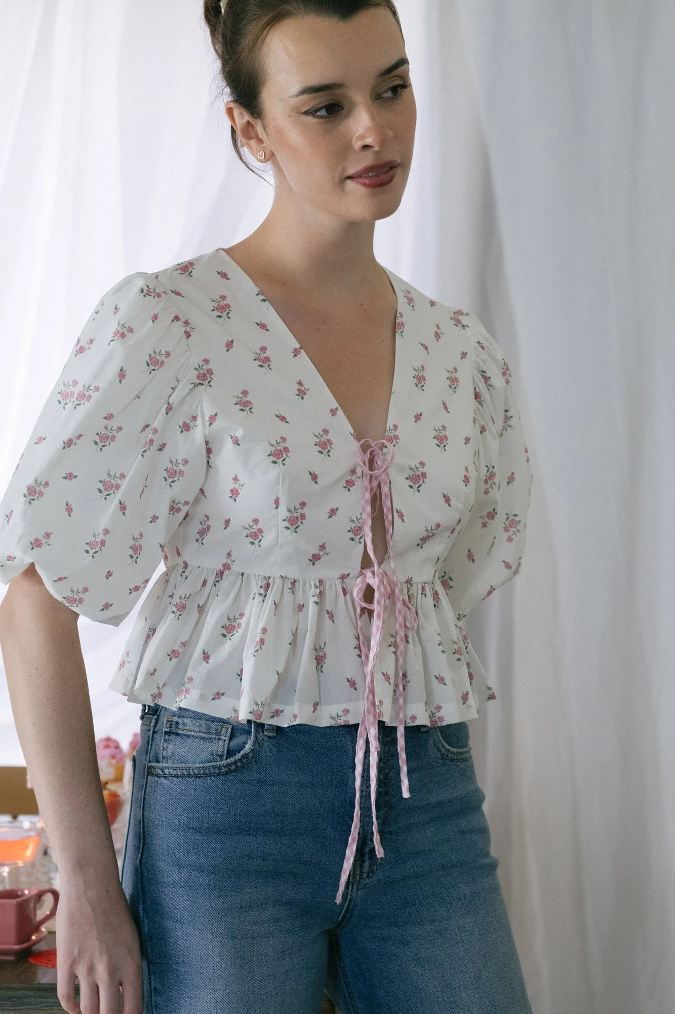 Cassie Puff Sleeve Top sold by Morning Lavender product image thumbnail 3