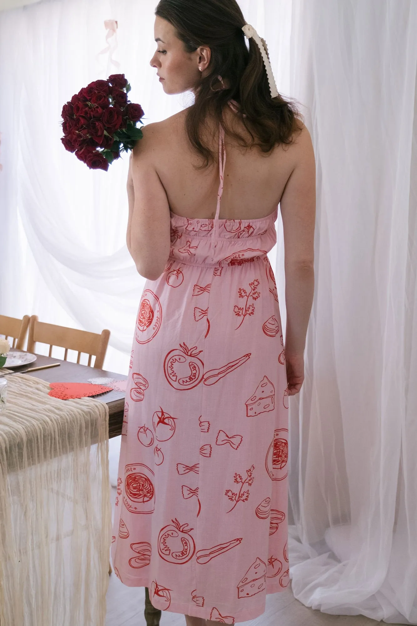 Betsy Foodie Halter Dress sold by Morning Lavender product image thumbnail 2