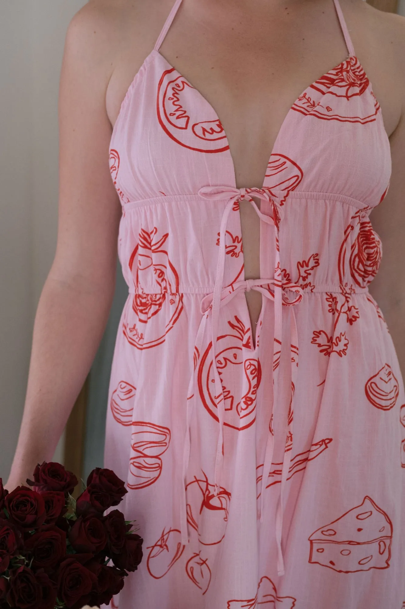 Betsy Foodie Halter Dress sold by Morning Lavender product image thumbnail 4