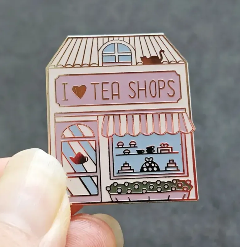 I Love Teashop Pin sold by Morning Lavender