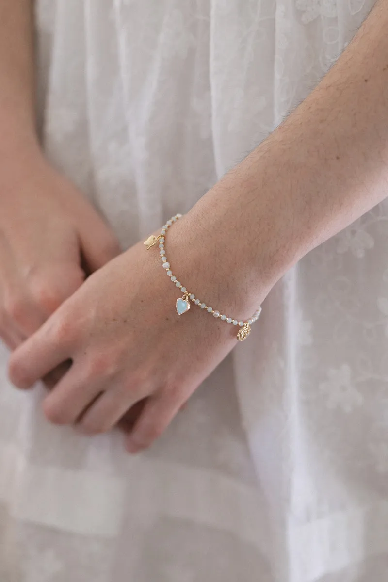 Roxie Charm Bead Stretch Bracelet sold by Morning Lavender product image thumbnail 2