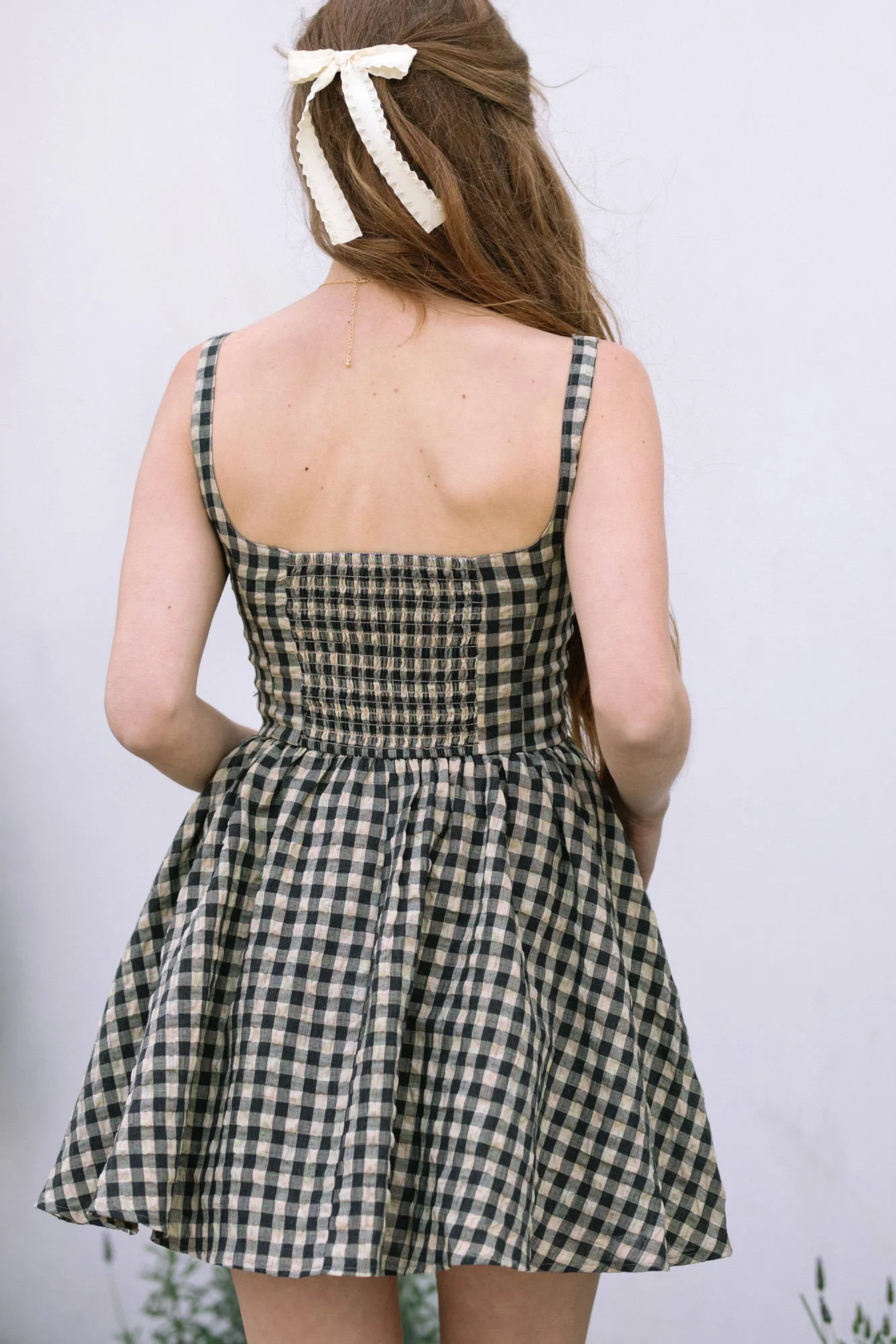 Dani Gingham Mini Dress sold by Morning Lavender product image thumbnail 4