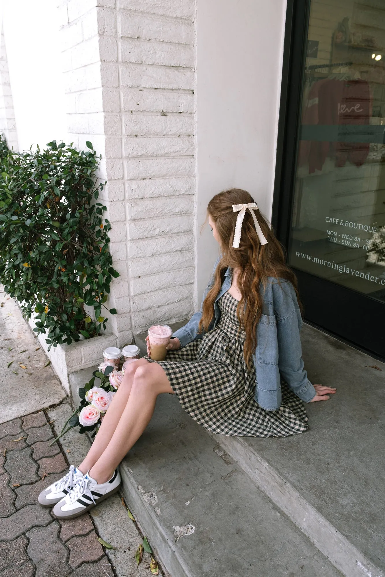 Dani Gingham Mini Dress sold by Morning Lavender product image thumbnail 2