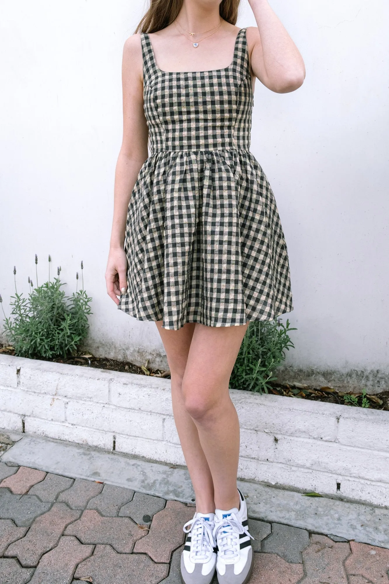 Dani Gingham Mini Dress sold by Morning Lavender