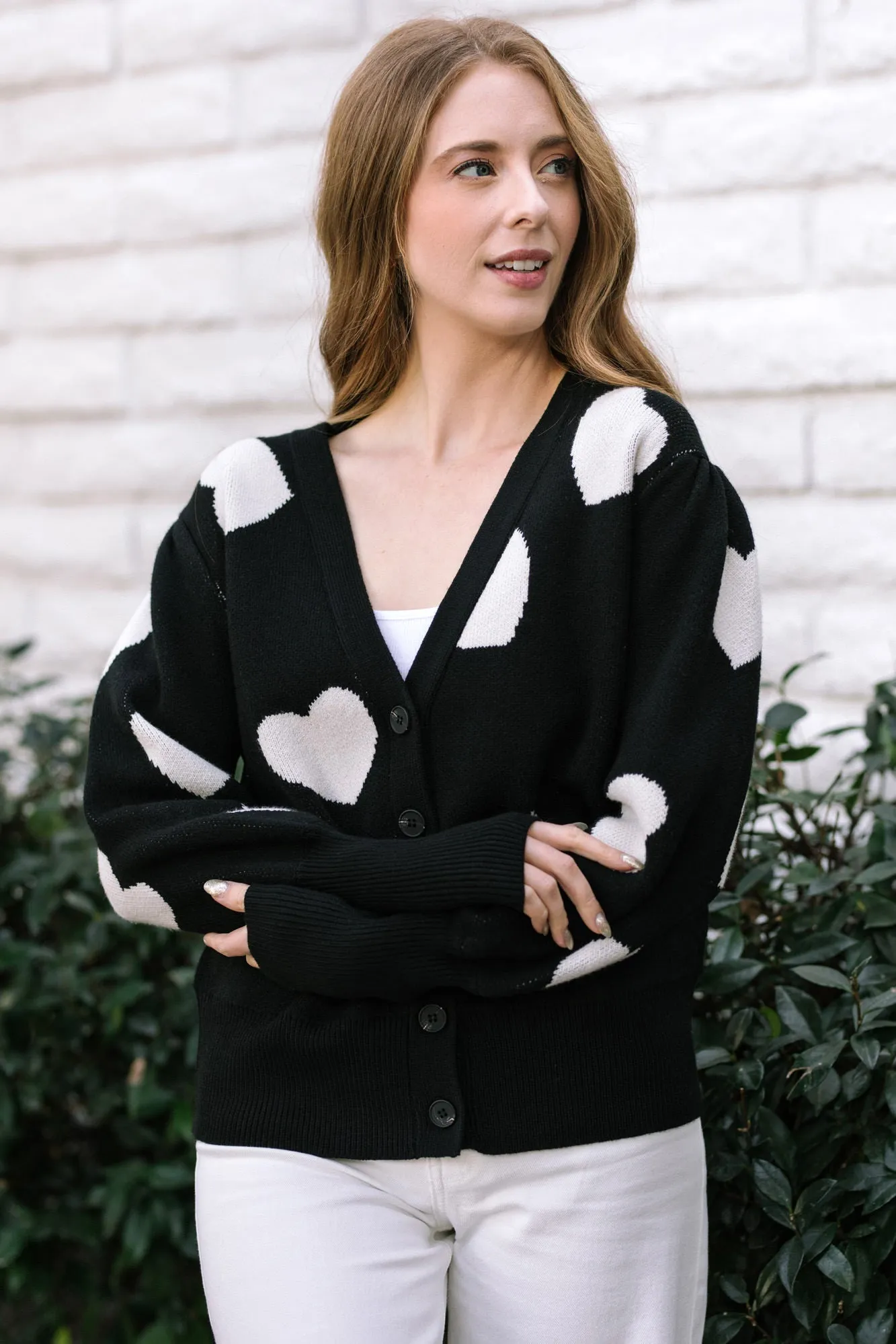 Becky Heart Buttoned Cardigan sold by Morning Lavender product image thumbnail 5