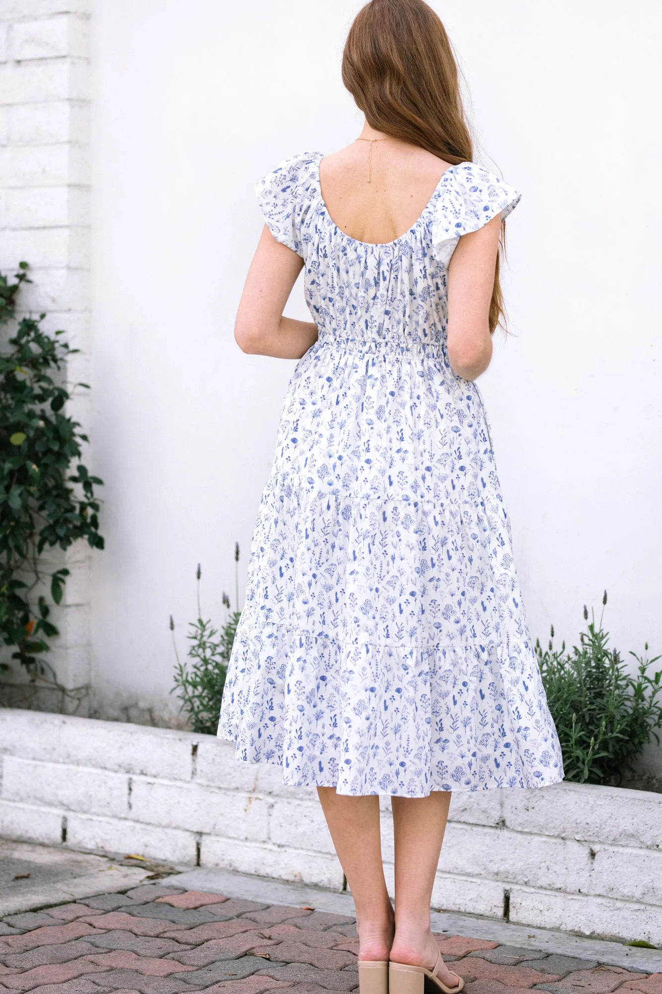 Winslow Floral Midi Dress sold by Morning Lavender product image thumbnail 4