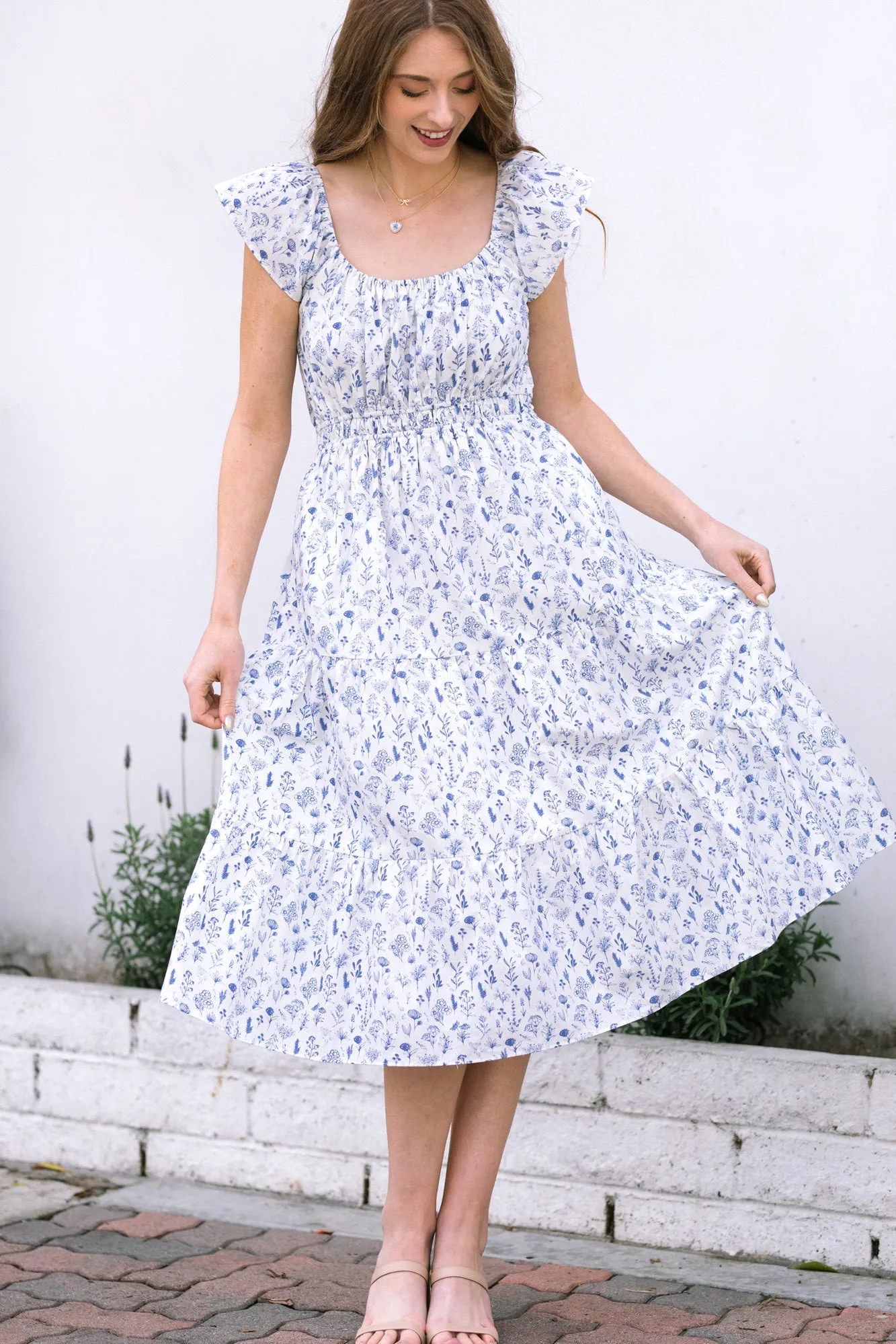 Winslow Floral Midi Dress sold by Morning Lavender product image thumbnail 2
