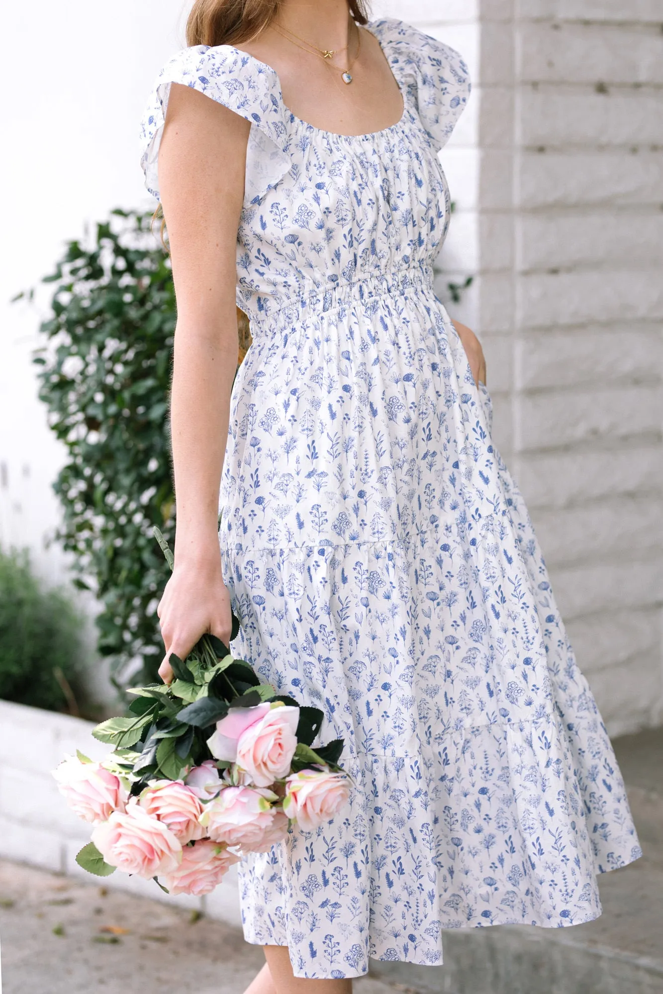 Winslow Floral Midi Dress sold by Morning Lavender product image thumbnail 3