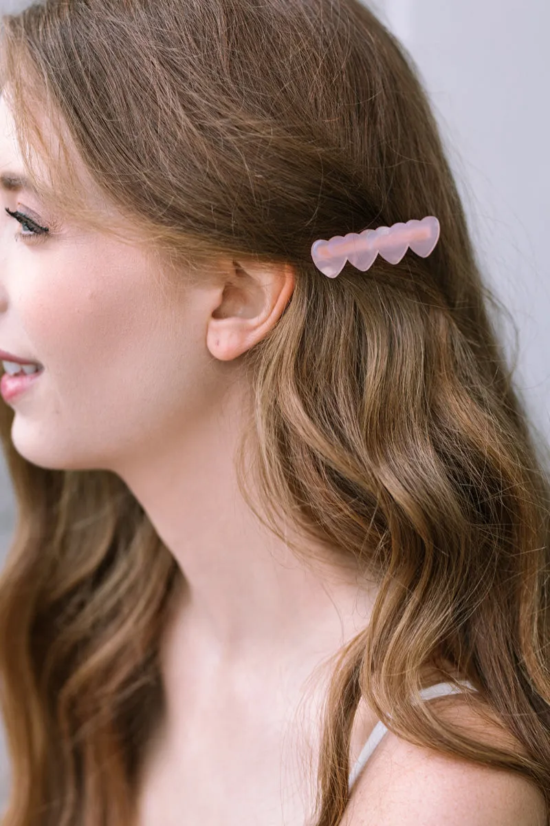 Ella Heart Hair Clip sold by Morning Lavender