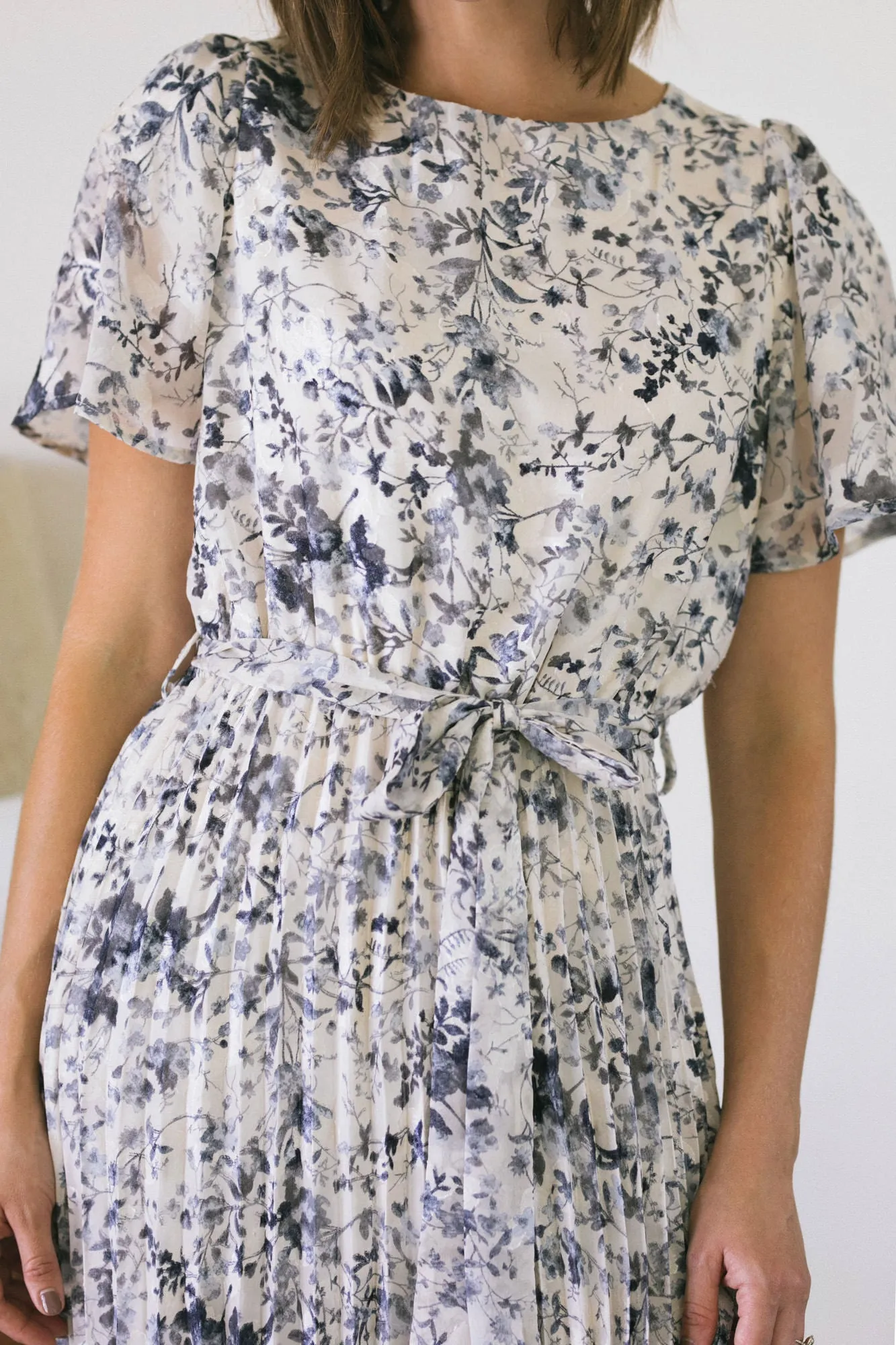 Julien Pleated Floral Dress sold by Morning Lavender product image thumbnail 5